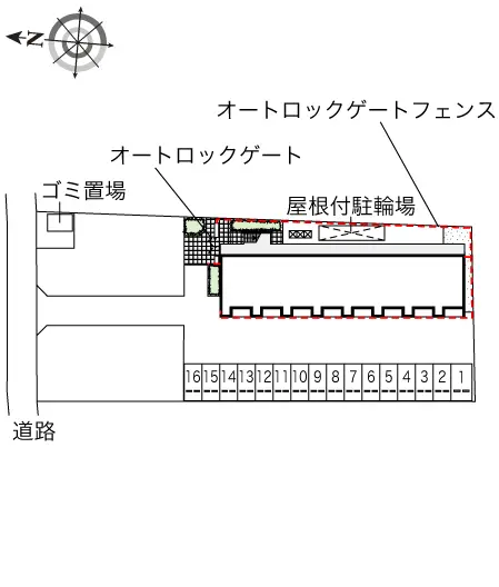 ★手数料０円★富士見市関沢　月極駐車場（LP）